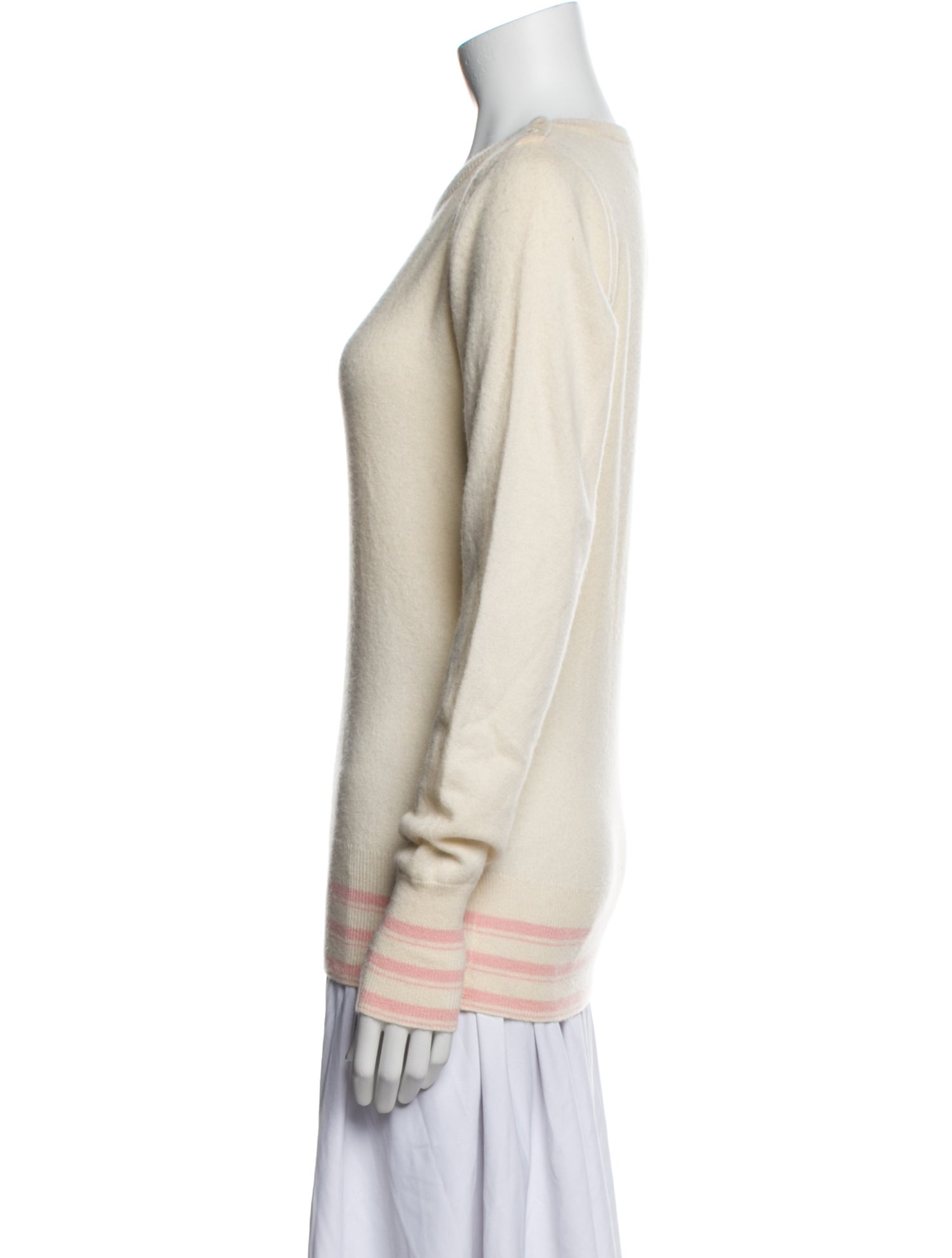 Gloria Sachs Cashmere Scoop Neck Sweater