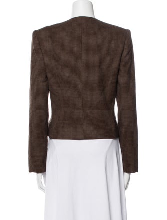 Gloria Sachs Houndstooth Print Evening Jacket