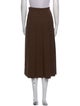 Gloria Sachs Wool Midi Length Skirt
