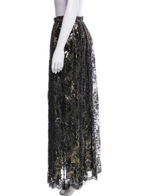 Gloria Sachs Lace Pattern Long Skirt