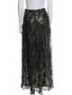 Gloria Sachs Lace Pattern Long Skirt