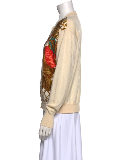 Gloria Sachs Wool Printed Sweatshirt