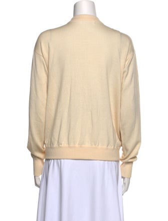 Gloria Sachs Wool Printed Sweatshirt