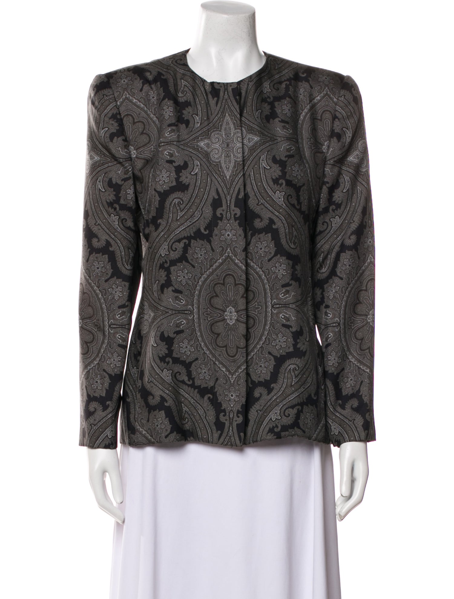 Gloria Sachs Printed Evening Jacket