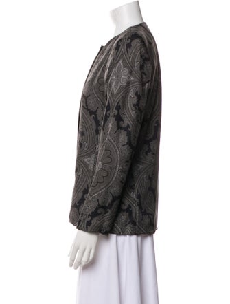 Gloria Sachs Printed Evening Jacket