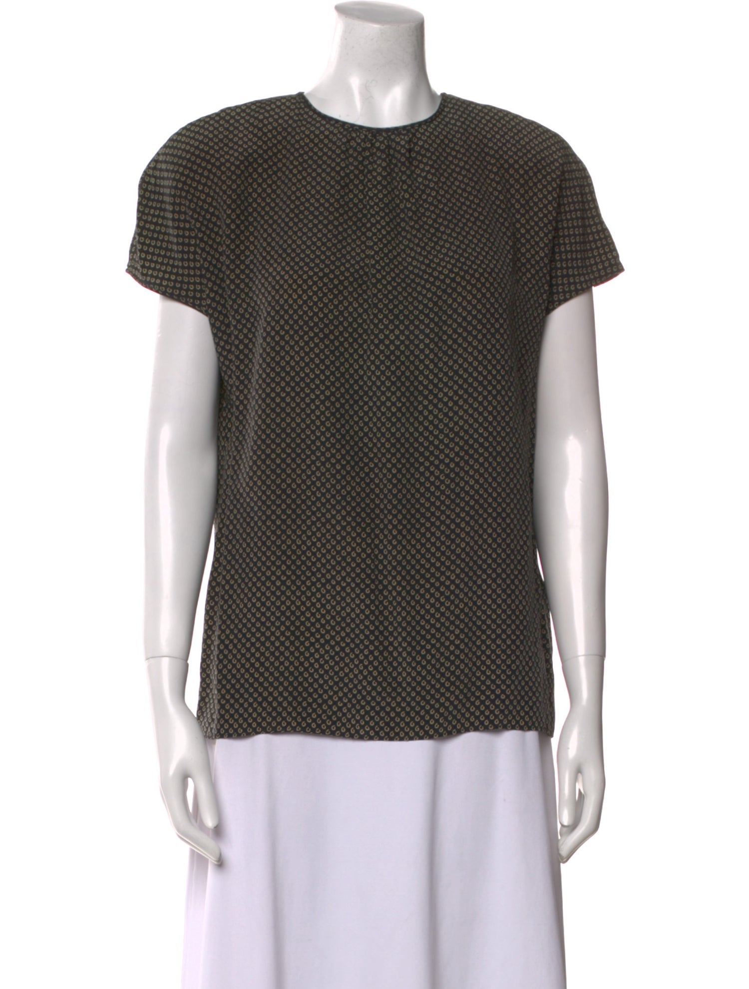 Gloria Sachs Printed Crew Neck T-Shirt