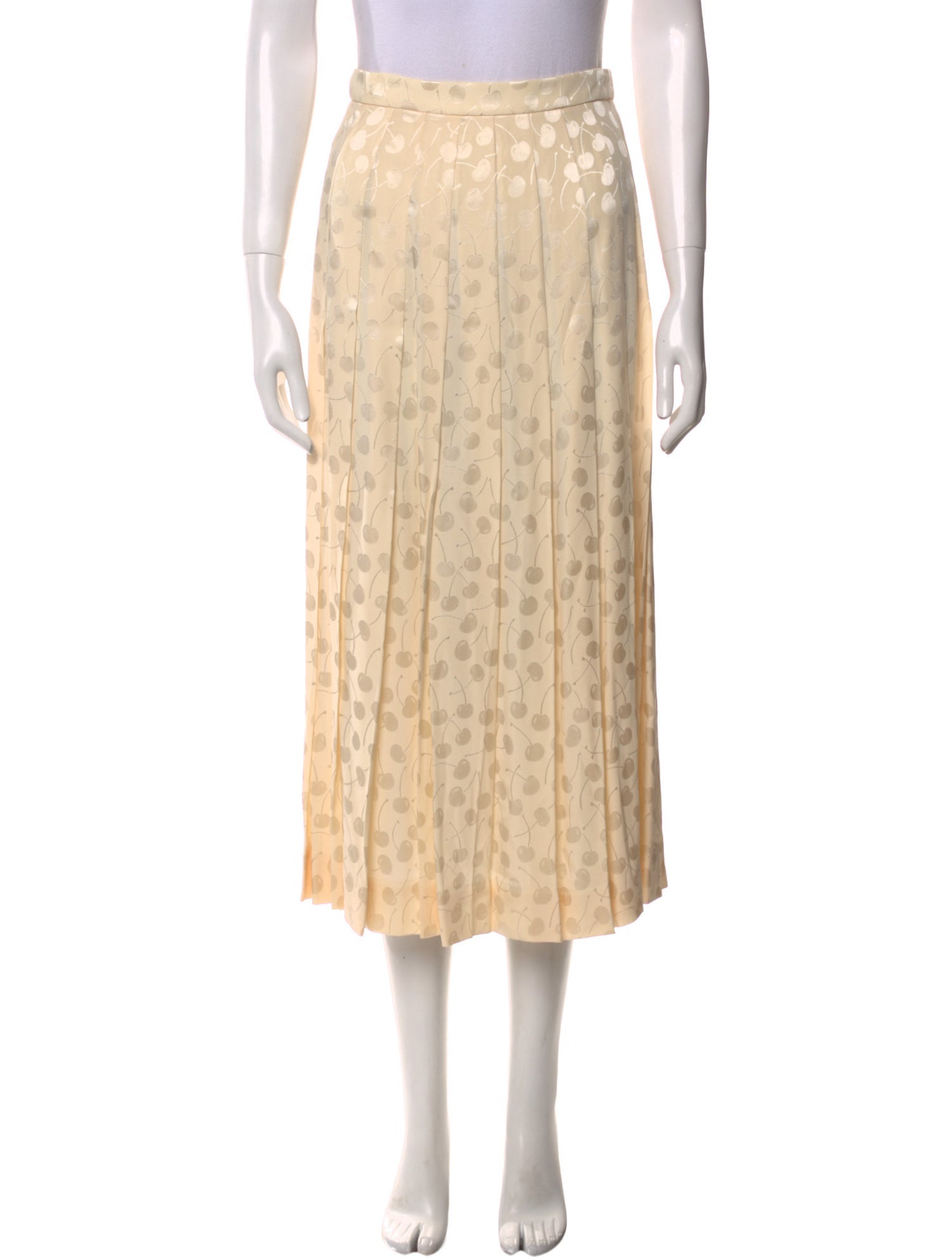 Gloria Sachs Printed Midi Length Skirt