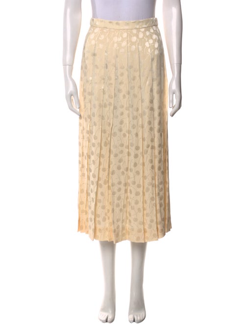 Gloria Sachs Printed Midi Length Skirt