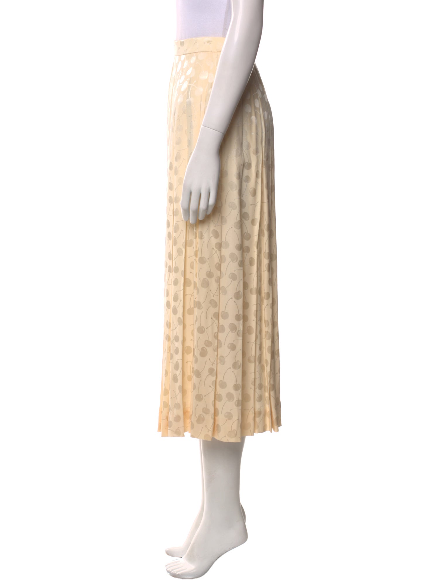 Gloria Sachs Printed Midi Length Skirt