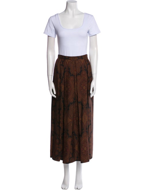 Gloria Sachs Printed Skirt Set