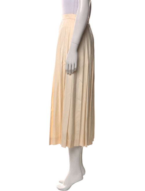 Gloria Sachs Pleated Accents Midi Length Skirt