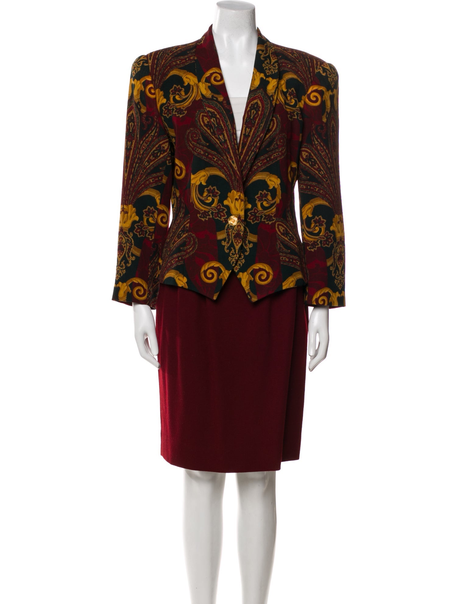 Gloria Sachs Auer's Denver Wool Skirt Suit