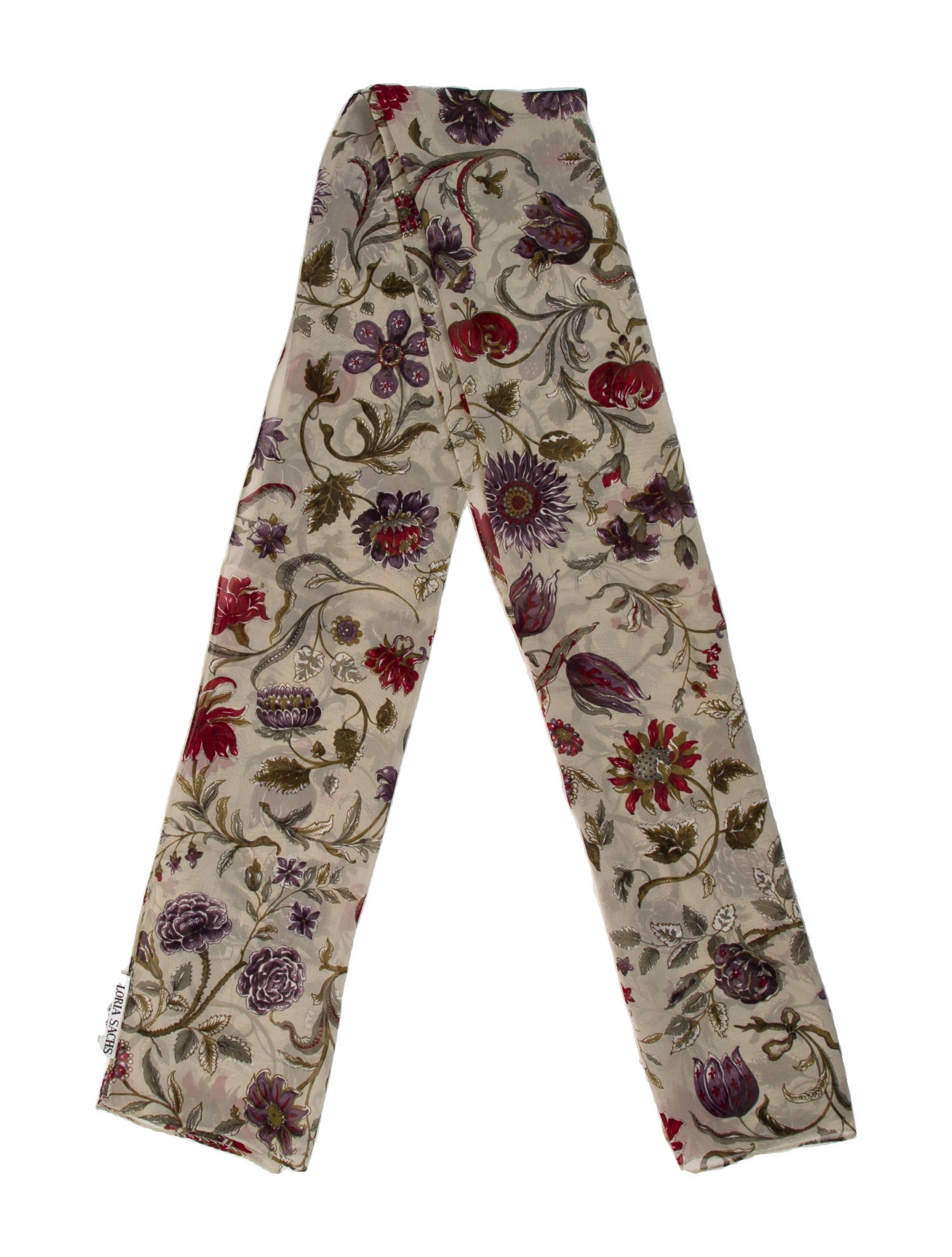 Gloria Sachs Floral Print Scarf