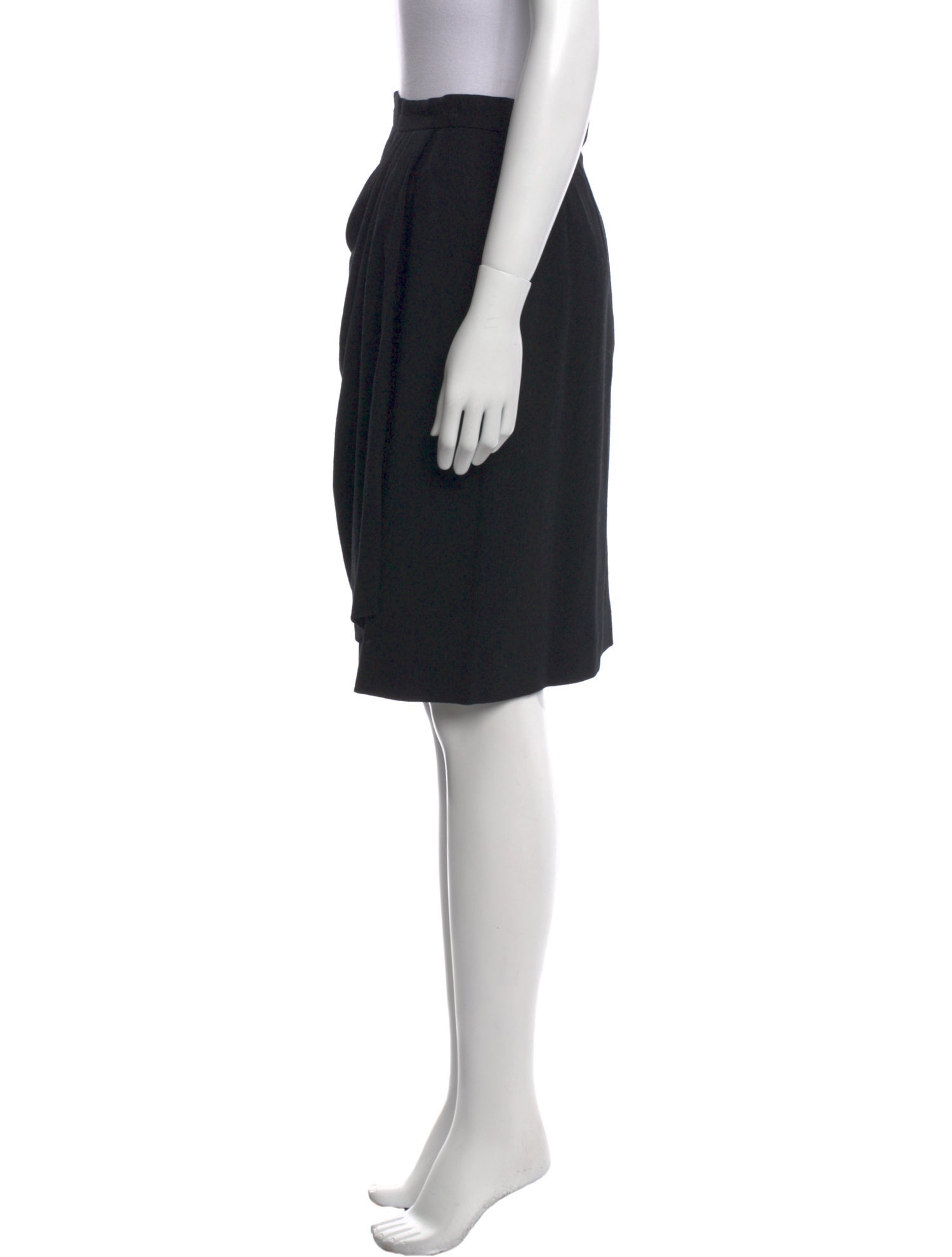 Gloria Sachs Wool Knee-Length Skirt