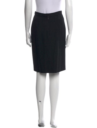 Gloria Sachs Wool Knee-Length Skirt