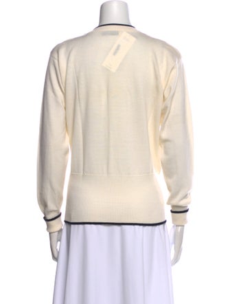 Gloria Sachs Merino Wool Crew Neck Sweater