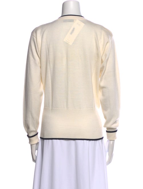 Gloria Sachs Merino Wool Crew Neck Sweater