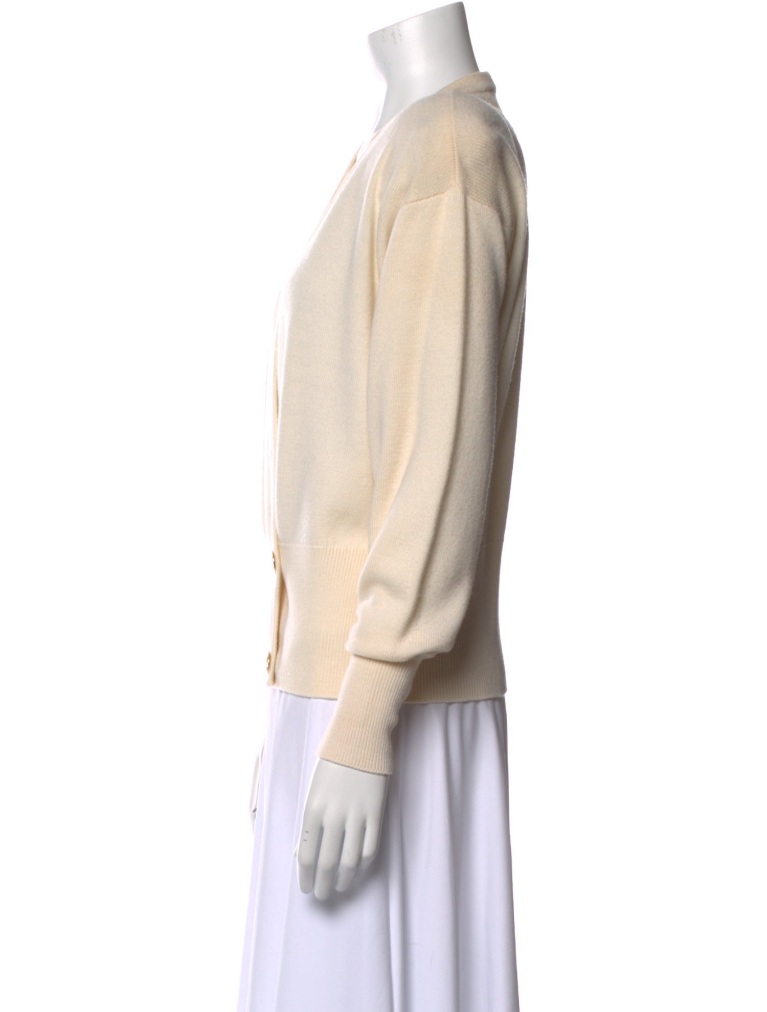 Gloria Sachs Merino Wool V-Neck Sweater