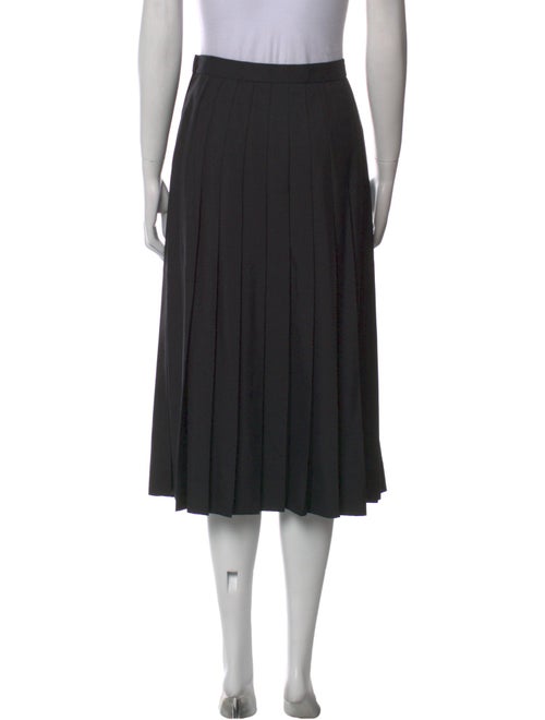 Gloria Sachs Wool Midi Length Skirt