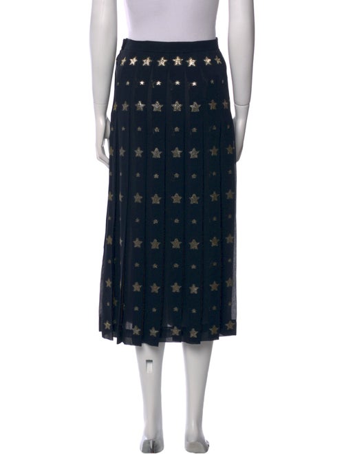 Gloria Sachs Wool Midi Length Skirt