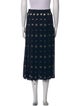 Gloria Sachs Wool Midi Length Skirt