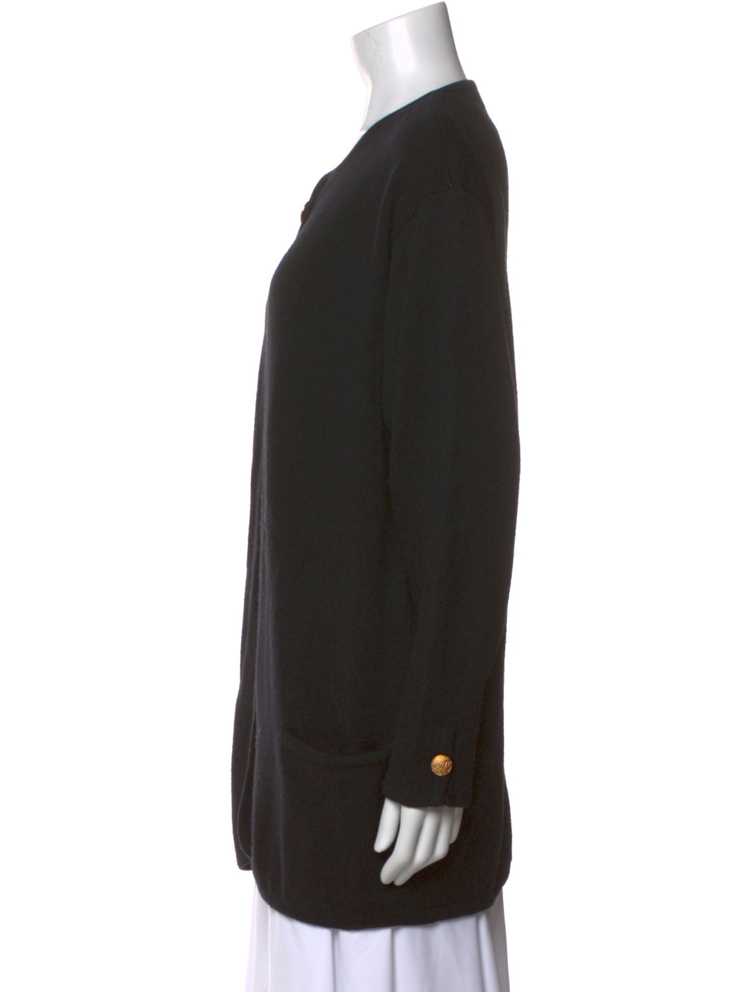 Gloria Sachs Merino Wool Crew Neck Sweater