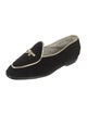 Belgian Shoes Suede Bow Accents Loafers