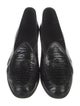 Belgian Shoes Patent Leather Animal Print Loafers
