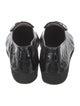 Belgian Shoes Patent Leather Animal Print Loafers