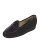 Belgian Shoes Velvet Bow Accents Loafers