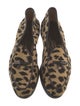 Belgian Shoes Ponyhair Animal Print Loafers
