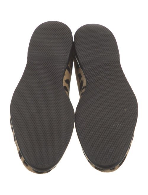 Belgian Shoes Ponyhair Animal Print Loafers