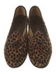 Belgian Shoes Ponyhair Animal Print Loafers