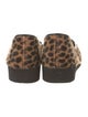 Belgian Shoes Ponyhair Animal Print Loafers