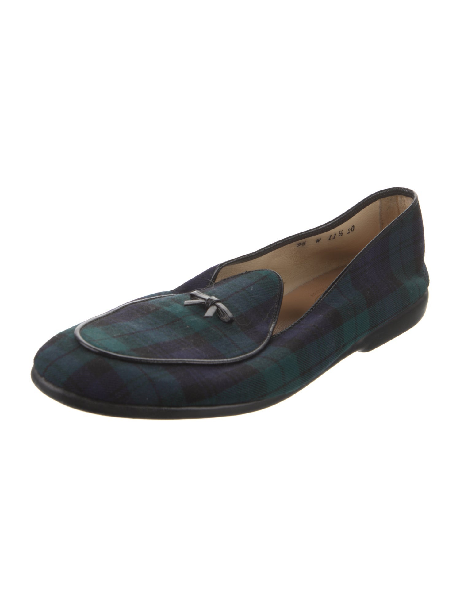 Belgian Shoes Plaid Print Drivers