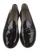 Belgian Shoes Patent Leather Bow Accents Loafers