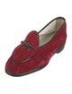 Belgian Shoes Velvet Bow Accents Loafers