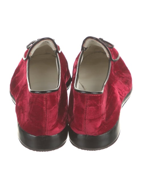 Belgian Shoes Velvet Bow Accents Loafers
