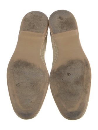 Belgian Shoes Embossed Leather Loafers