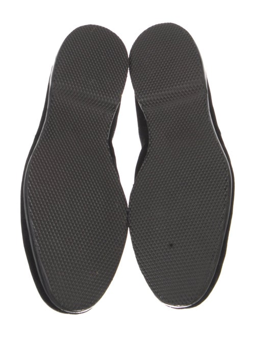 Belgian Shoes Velvet Bow Accents Loafers