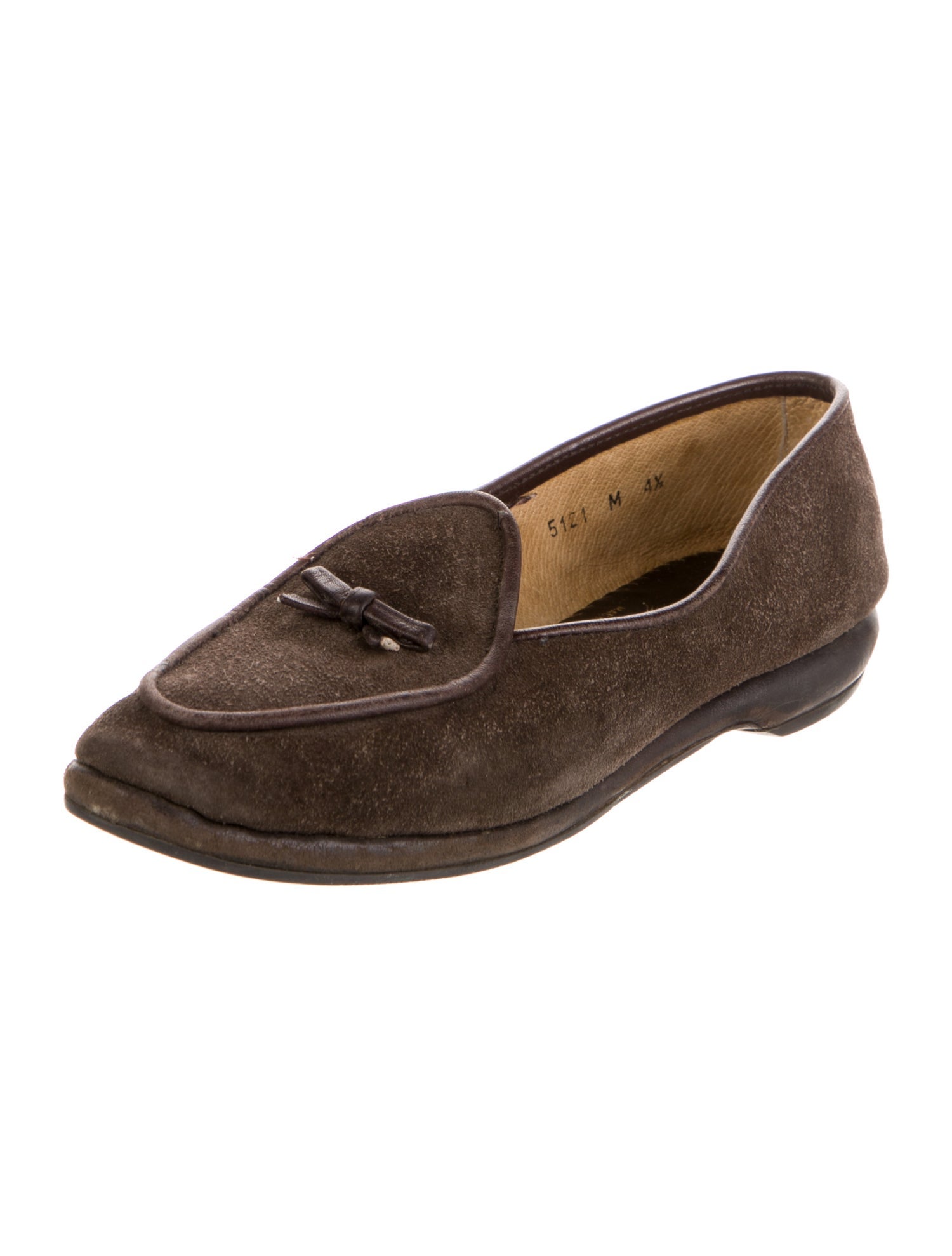 Belgian Shoes Suede Loafers