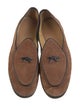 Belgian Shoes Suede Loafers