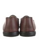 Belgian Shoes Leather Bow Accents Loafers