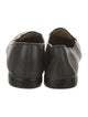Belgian Shoes Embossed Leather Bow Accents Loafers