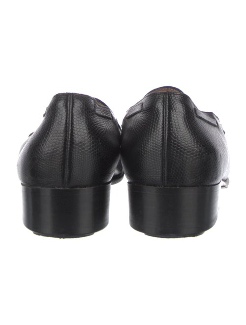 Belgian Shoes Leather Tassel Accents Pumps