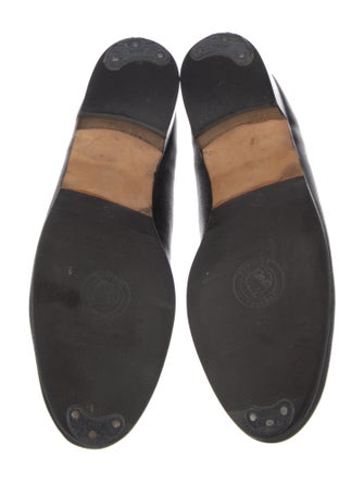 Belgian Shoes Leather Tassel Accents Pumps