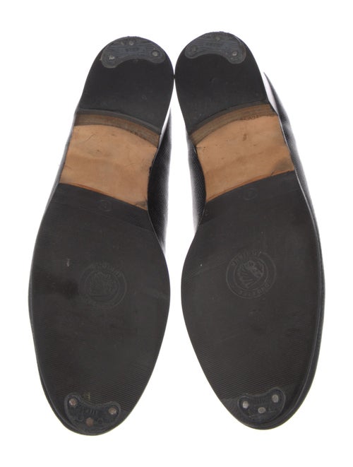 Belgian Shoes Leather Tassel Accents Pumps