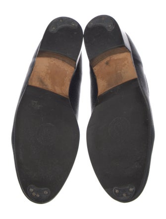 Belgian Shoes Leather Tassel Accents Pumps