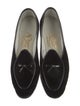 Belgian Shoes Velvet Bow Accents Loafers