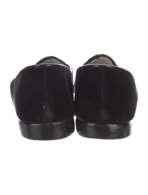 Belgian Shoes Velvet Bow Accents Loafers